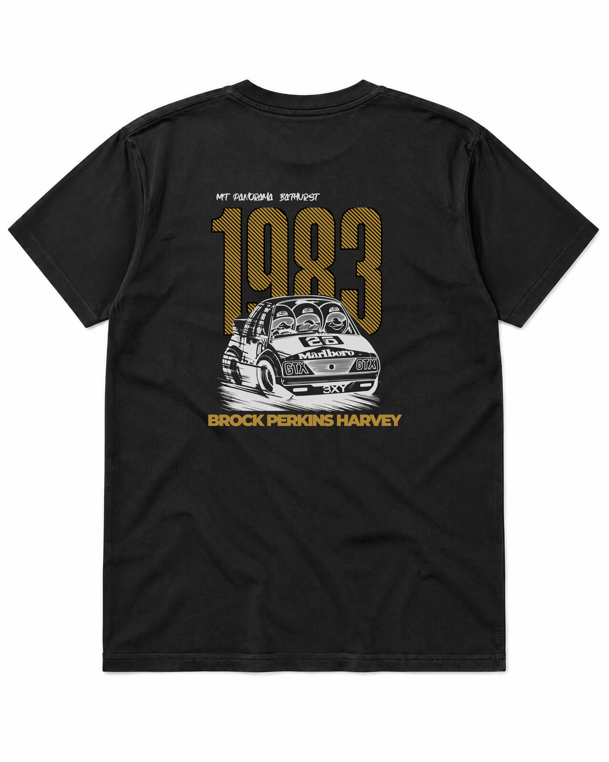 HDT Triple 83 Gold LTD Heavyweight Tee – The Great Race