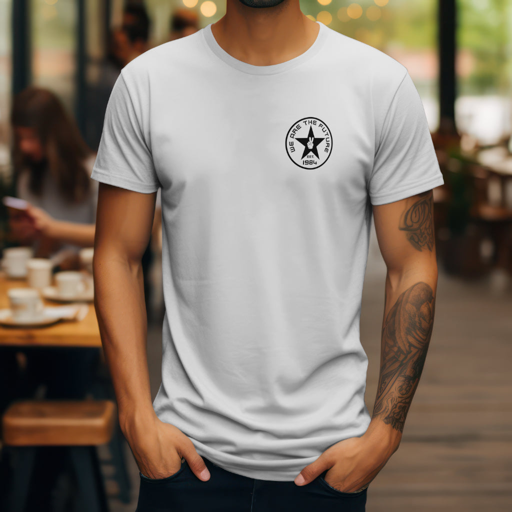 Black Logo Classic Gildan Unisex Crewneck T-shirt